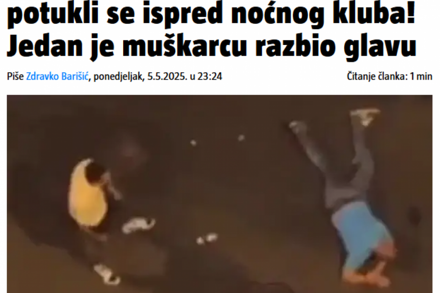 EVO KAKO SU HRVATI PISALI O NAPADU NA IGRAČE PARTIZANA: Jedan detalj će posebno razljutiti navijače crno-belih! (FOTO)