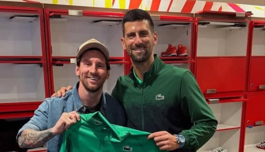 ĐOKOVIĆ JE TENISKI DŽORDAN: Mesi se poklonio Novaku, spomenuo Maradonu, ali i Federera i Nadala