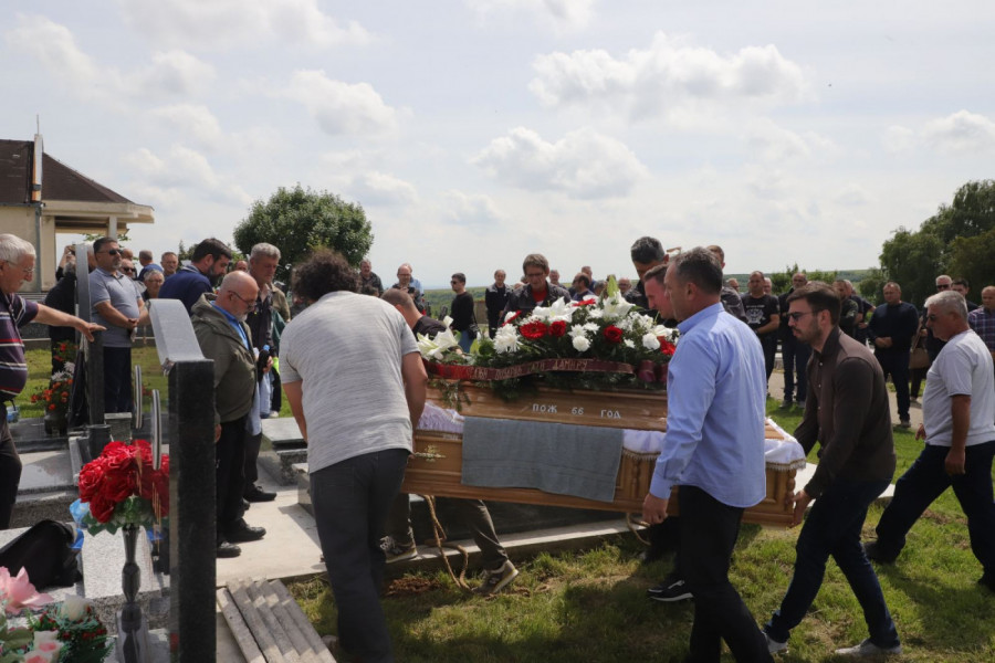 Damir Dokić, sahrana i grob