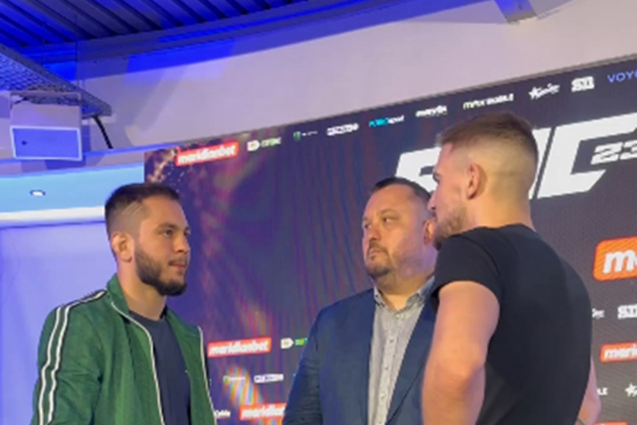 GORI NA FEJS-OFU PRED FNC 23: Marko Bojković i Miloš Janičić oči u oči - evo kako su ih razdvojili! (VIDEO)