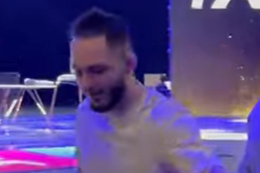 GORI DVORANA PRED NAJVEĆI SPEKTAKL! Janičić pun sebe stigao na merenje - već su krenule TRZAVICE! (VIDEO)