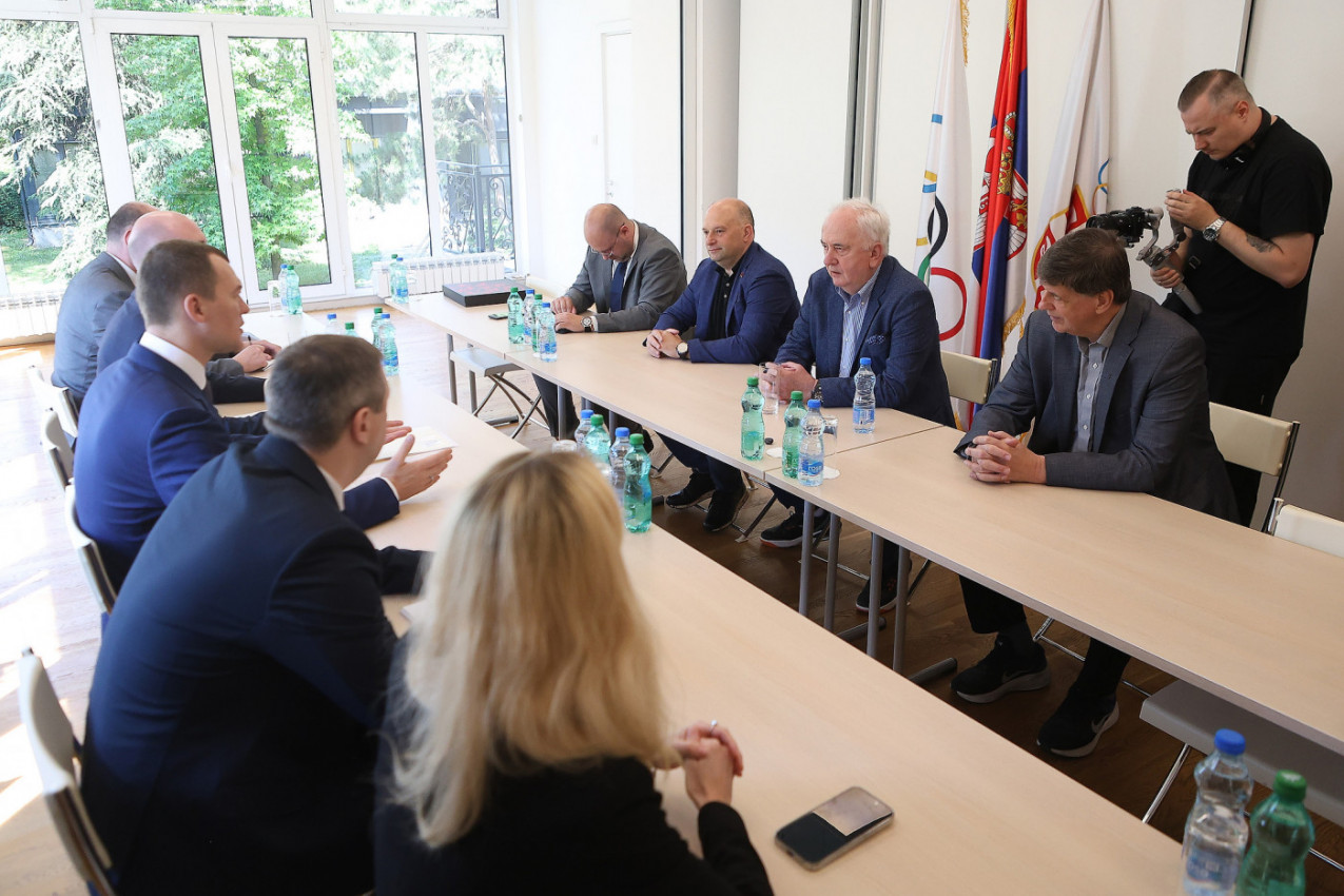 Predsednik OKS Božidar Maljković ugostio predsednika Olimpijskog komiteta Rusije Mihalia Degtjarova!