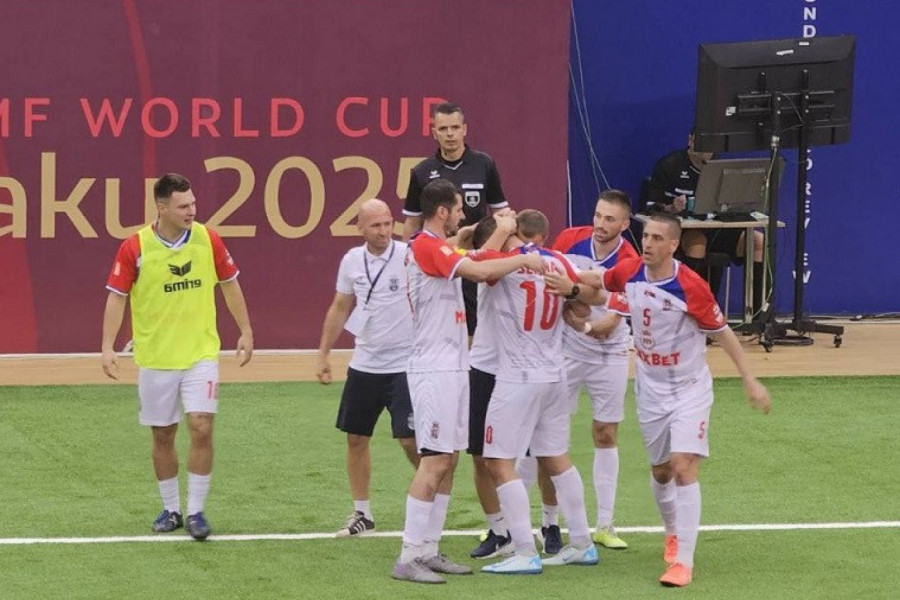 EKSKLUZIVNO ZA SPORTISSIMO IZ BAKUA: Nakon osvajanja bronze - ovako Srbi slave uspeh na SP! (VIDEO)