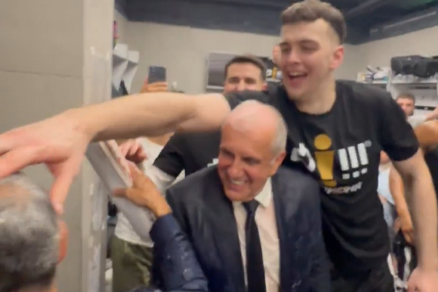 LUDILO U PARTIZANOVOJ SVLAČIONICI! Evo zašto je Željko Obradović kasnio na konferenciju za medije! (VIDEO)