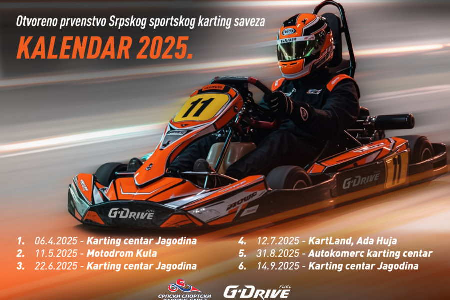 G-DRIVE KARTING ŠAMPIONAT SE NASTAVLJA: Treći trkački vikend Otvorenog karting šampionata u Jagodini!