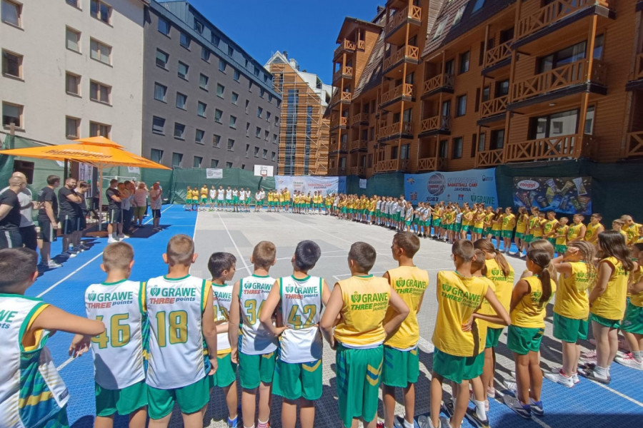 Na Jahorini otvoren 24. Međunarodni košarkaški kamp "Grawe Three Points" – Više od 700 učesnika iz Evrope i regiona