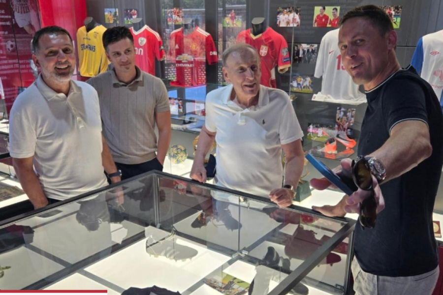 NEMANJA MATIĆ UGOSTIO DŽAJIĆA I RADUJKA: Čelnici FSS stigli na Ub - evo šta je razlog! (FOTO GALERIJA)