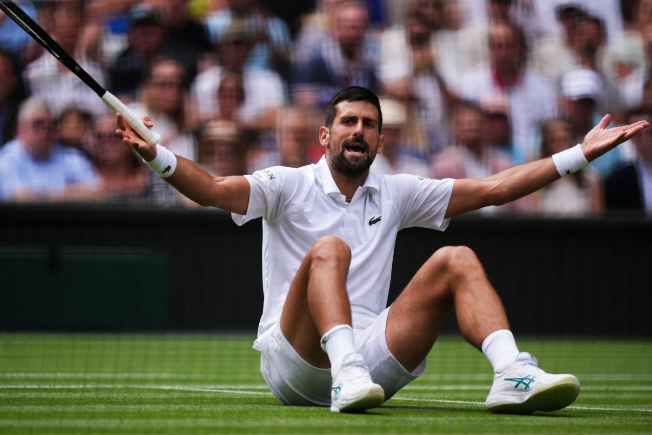 ĐOKOVIĆEVA REAKCIJA OBIŠLA CEO SVET: Novak ZAGRMEO U LONDONU, ovo je trenutak kada je EKSPLODIRAO! (FOTO)