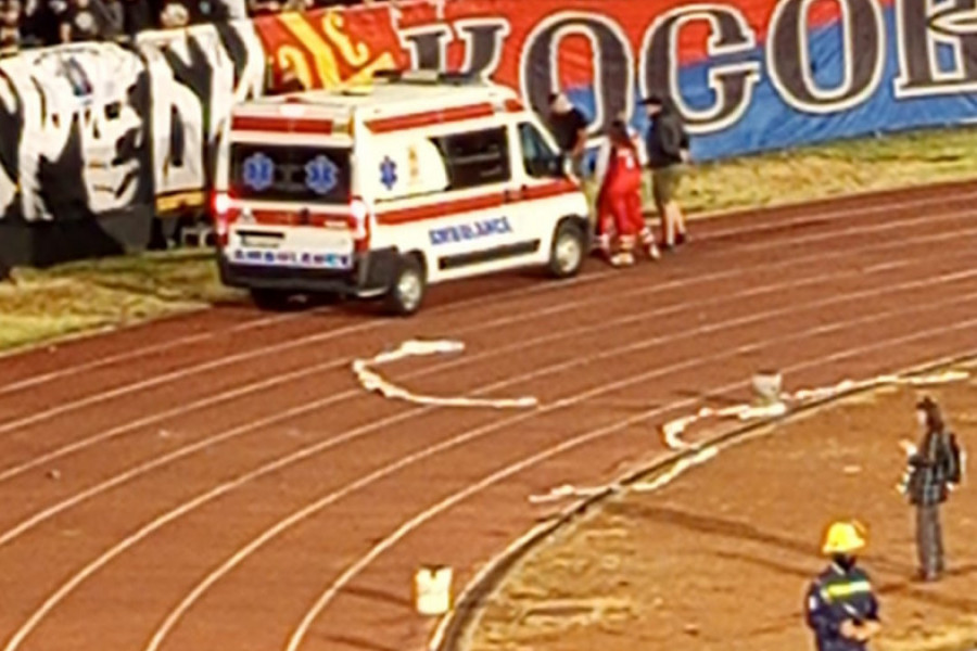 DRAMA U HUMSKOJ: Druga intervencija hitne pomoći na utakmici Partizan - AEK Larnaka