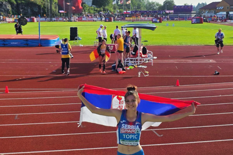 ZLATO ZA ANGELINU TOPIĆ: Srpska atletska princeza osvojila Evropu!