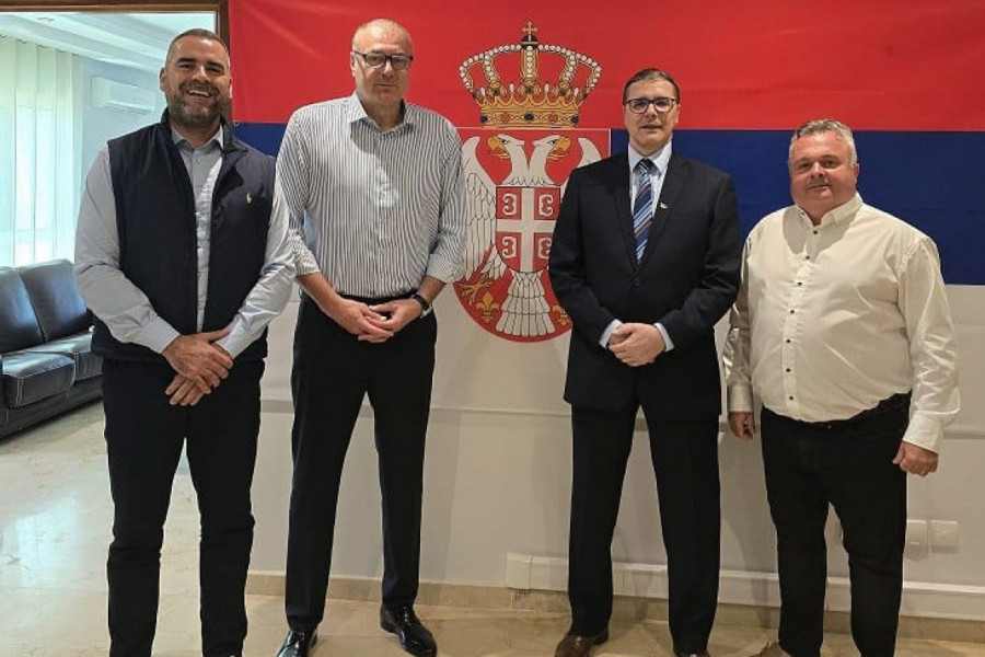 PRIJEM U AMBASADI SRBIJE ZA DELEGACIJU ŠKOLSKOG SPORTA