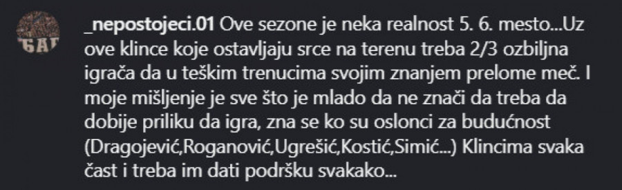Nakon trijumfa u Pančevu...