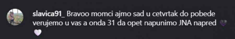 Nakon trijumfa u Pančevu...