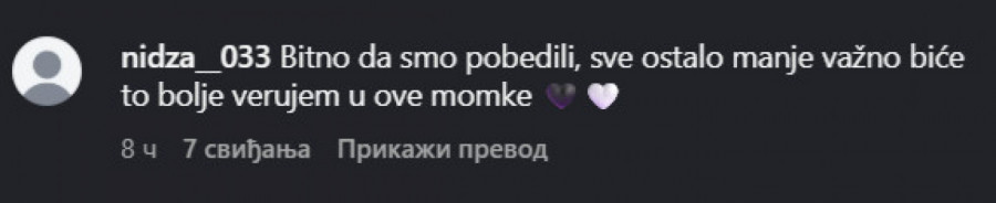 Nakon trijumfa u Pančevu...