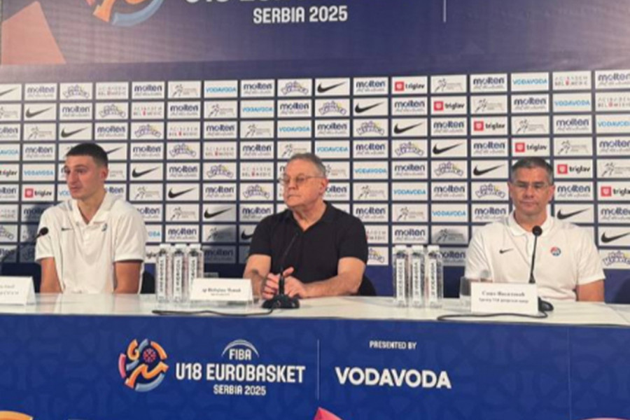 ČOVIĆ, NIKITOVIĆ I NIKOLA JOVIĆ PREDSTAVILI EVROBASKET U BEOGRADU: Arena će biti poprište borbe za tron Starog kontinenta!