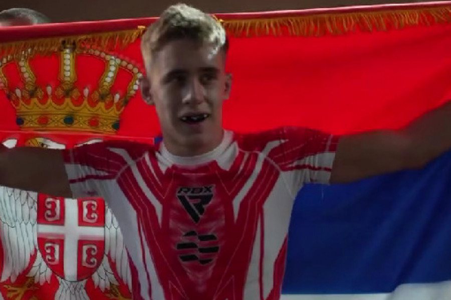 PUCA OD OPTIMIZMA! Mladi srpski MMA borac grabi ka zlatu u Emiratima: Niko ne može da me pobedi (VIDEO)