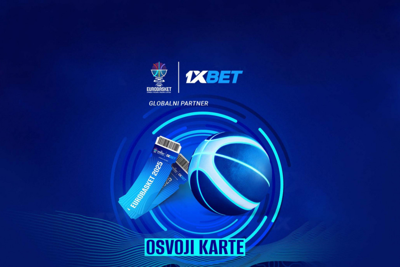 NAVIJAJ ZA SRBIJU IZ RIGE: 1xBet ti pruža šansu da osvojiš ulaznice za najuzbudljivije mečeve FIBA Eurobasketa!