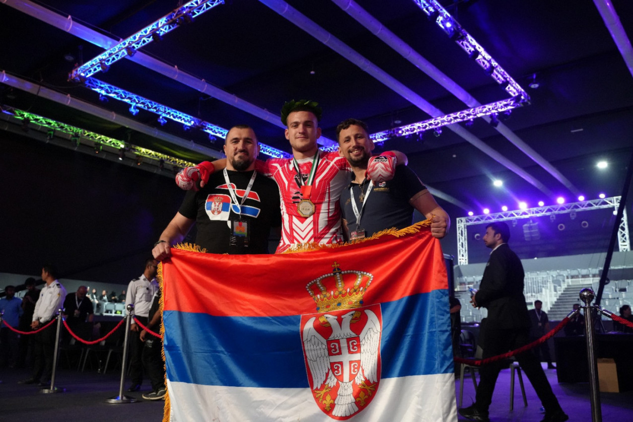 Nemanja Blagojević ponovo svetski šampion u MMA – Srbin nezaustavljivo do zlata u Al Ainu!