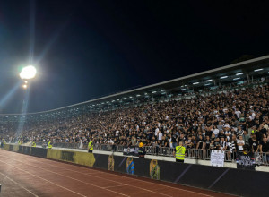 KAKVO SLAVLJE NA STADIONU PARTIZANA: Defanzivac Oleksandrije dobio crveni karton - Gol usledio nekoliko sekundi kasnije! (VIDEO)