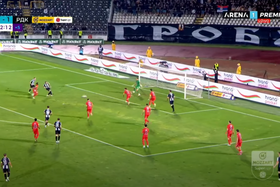 EVO KAKO JE ARANĐEL STOJKOVIĆ DONEO POBEDU PARTIZANU: Savladao je sjajnog prezimenjaka i iskoristio asistenciju Roganovića! (VIDEO)
