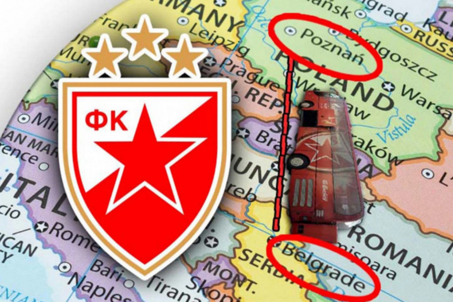 SVI PUTEVI VODE U POLJSKU: Poznanj u crveno-belim bojama - veliki broj delija kreće put severa Evrope!