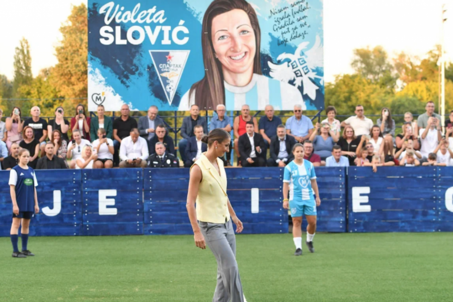 U ČAST ŽENSKOG FUDBALA I VIOLETE SLOVIĆ! Subotica dobila mini - pič koji nosi ime reprezentativke Srbije!
