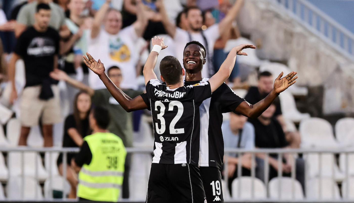PARTIZANOVE BEBE NASTAVLJAJU DA DOMINIRAJU! Petarda crno-belih protiv IMT, probudio se Demba Sek! (FOTO, VIDEO)