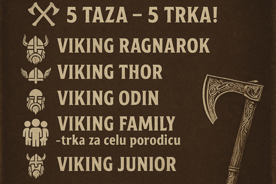 VIKING CHALLENGE TRAIL 2025: Fruška gora čeka prave Vikinge!