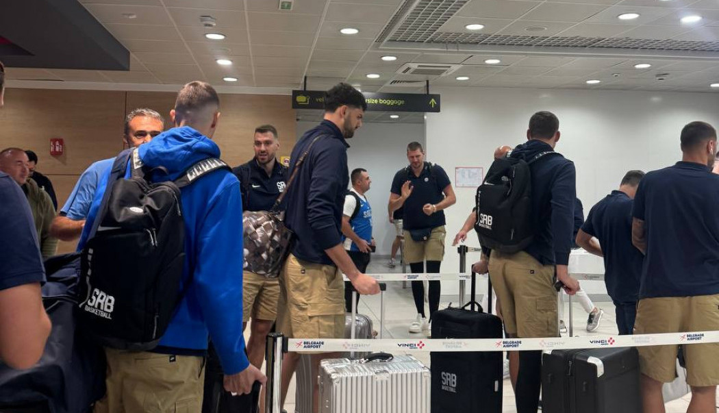 SPORTISSIMO ISPRAĆA KOŠARKAŠE SRBIJE NA EVROBASKET: "Orlovi" poleću u Rigu, ambicije su poznate! (FOTO,VIDEO)