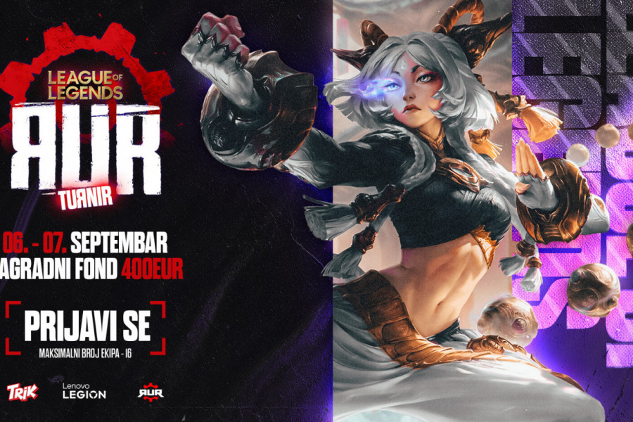 LOL 5V5 TURNIR: Prijavite se, RUR vas zove