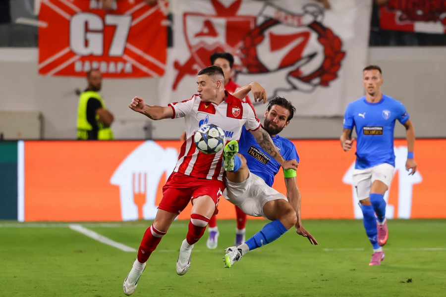 MATEUS BRILJIRA NA GOLU! Crveno-beli imaju više loptu u nogama, ALI PAFOS KONSTANTNO PRETI!