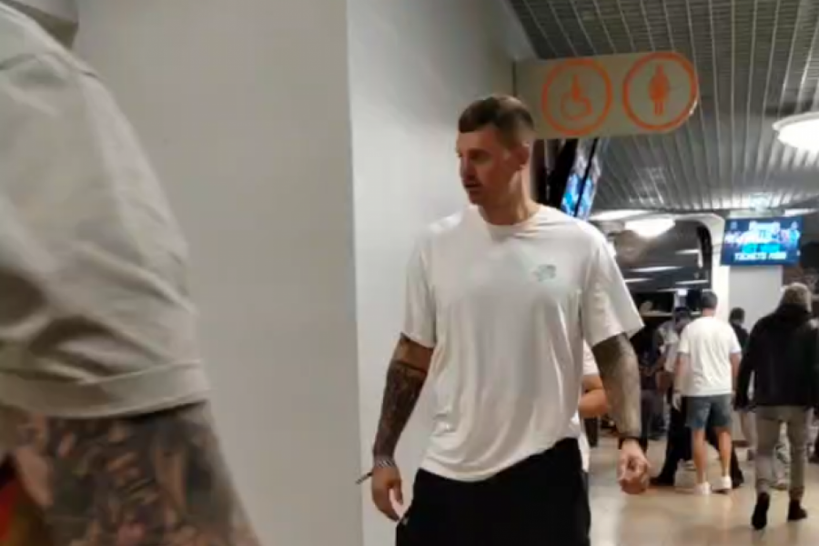 SPORTISSIMO U RIGI: Sreli smo Nemanju Jokića, Nikolinog brata na poluvremenu! (VIDEO)