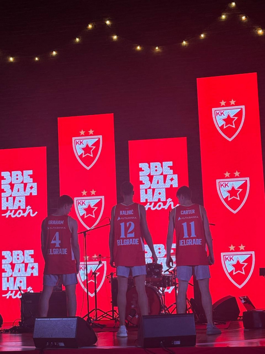 Novi dresovi KK Crvena zvezda Meridianbet za sezonu 2025/26