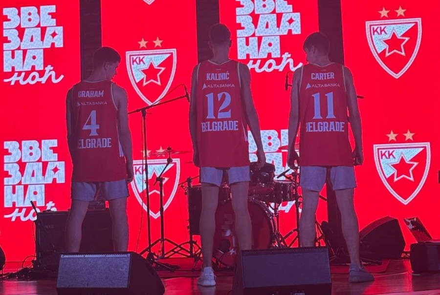 Novi dresovi KK Crvena zvezda Meridianbet za sezonu 2025/26
