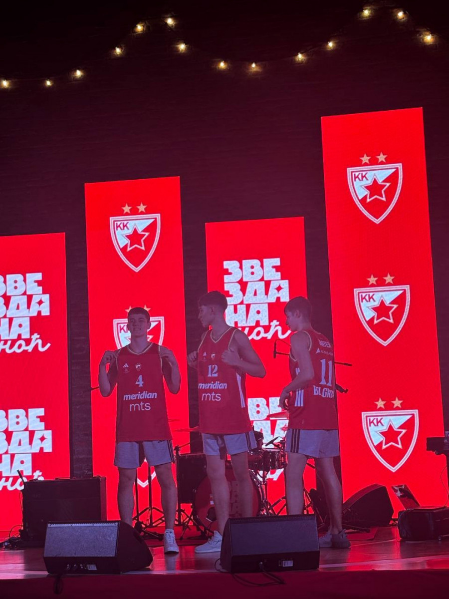 Novi dresovi KK Crvena zvezda Meridianbet za sezonu 2025/26