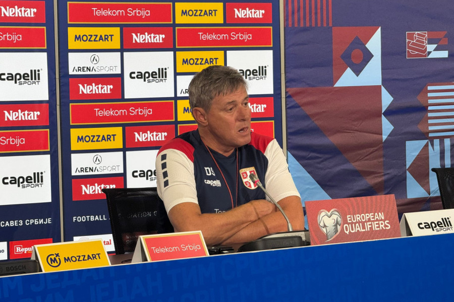 UMALO ME ŠLOG NIJE STREFIO U RIGI: Dragan Stojković Piksi na konferenciji za medije povodom utakmice sa Engleskom