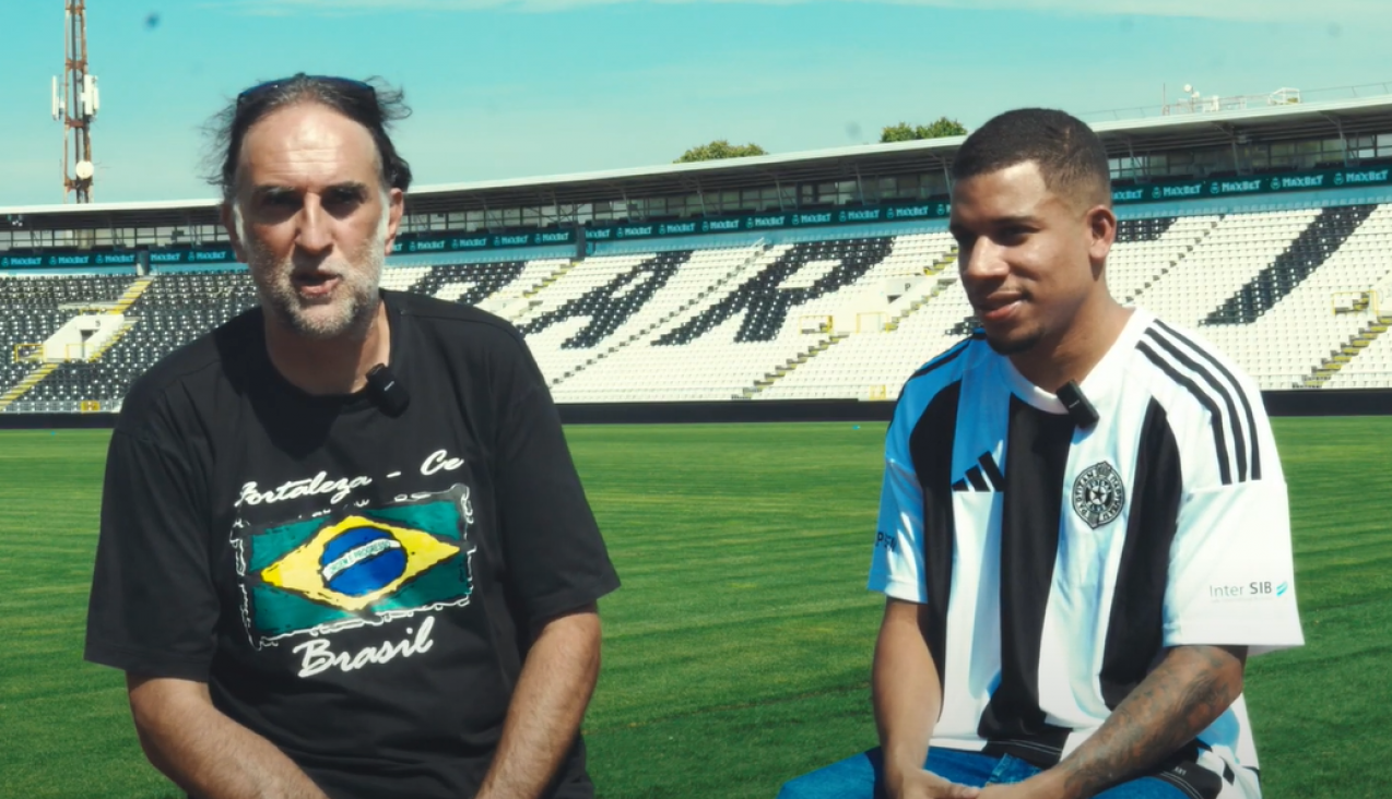 BRAZILAC STIGAO U PARTIZAN, PA ODUŠEVIO NAVIJAČE: Igraću sa mnogo ljubavi u ovom dresu!