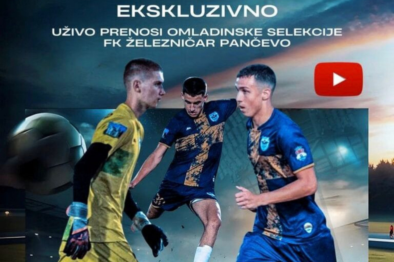 SPORTISSIMO MEDIJSKI PARTNER ŽELEZNIČARA: Uživo prenosi mlađih selekcija dostupni na jednom mestu!