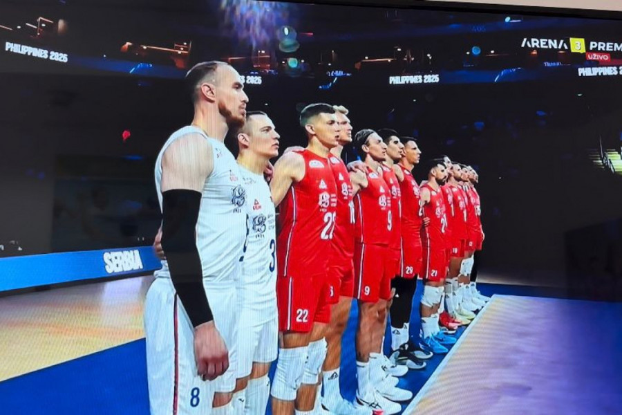 SVI KAO JEDAN: Srpski odbojkaši himnom pokrenuli emocije na Svetskom prvenstvu! (VIDEO)
