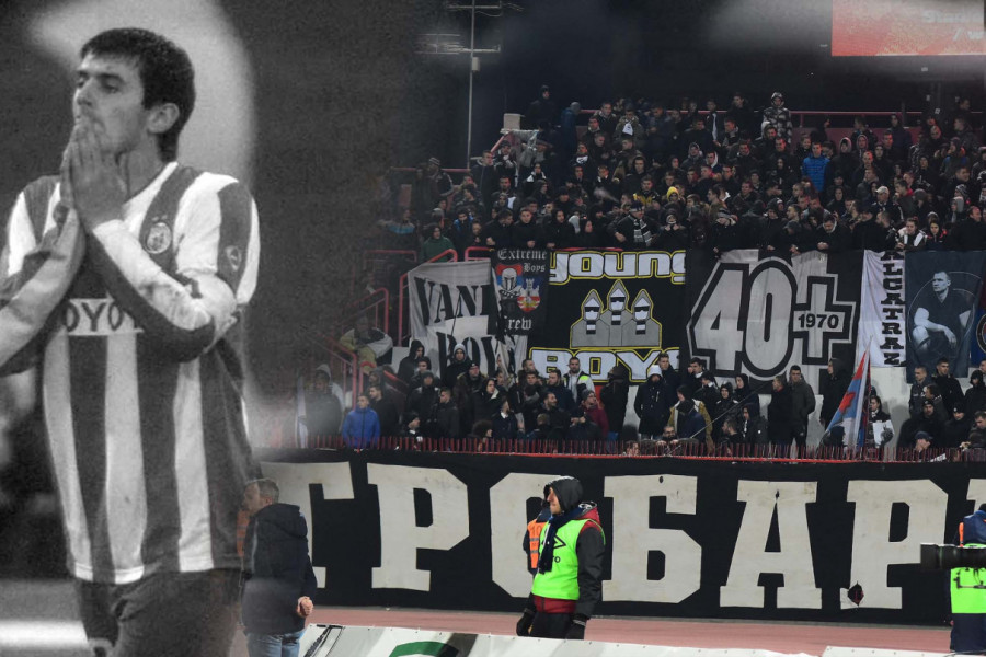 NAKON VESTI O SMRTI DEJANA MILOVANOVIĆA: Oglasile se i pristalice večitog rivala - grobari se oprostili od nekadašnjeg kapitena Zvezde! (FOTO)