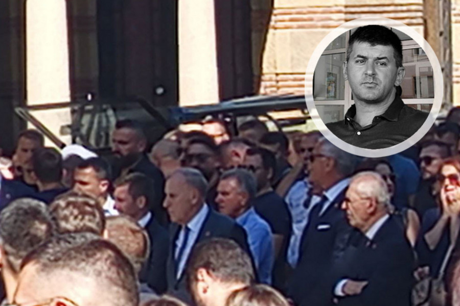 SKRHANI DO BOLA! Delegacija Crvene zvezde na poslednjem ispraćaju Dekija Milovanovića! (FOTO)