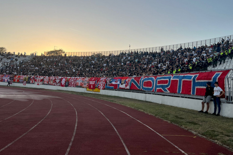 PODRŠKA DELIJA VOLJENOM KLUBU: Severna tribina ispunjena do poslednjeg mesta! (VIDEO)