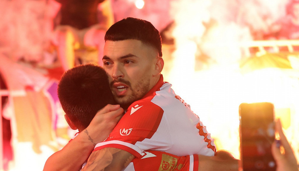 POSLE SAMO 37 SEKUNDI PROVEDENIH NA TERENU: Evo kako je Radonjić duplirao prednost Crvene zvezde! (VIDEO)