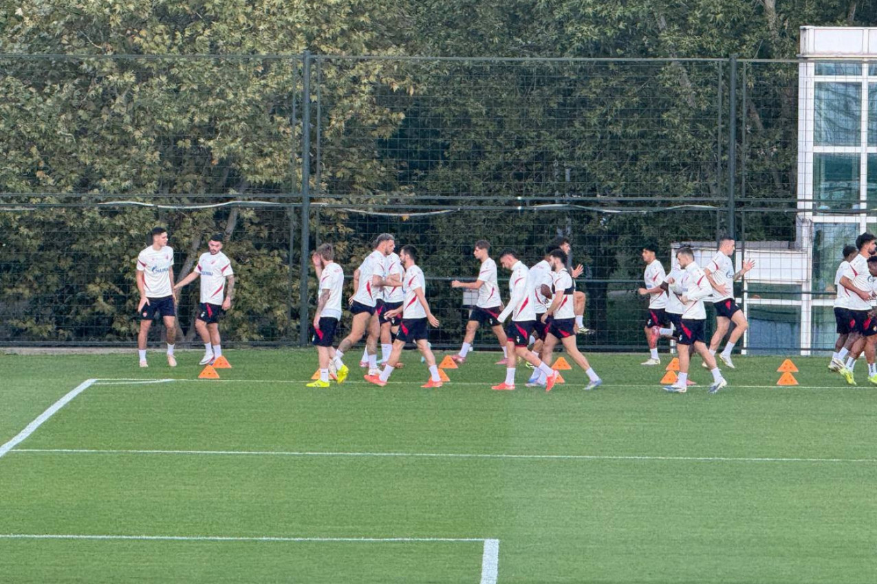 SPORTISSIMO NA POSLEDNJEM TRENINGU ZVEZDE PRED SELTIK: Mateus se sprema punom parom, Arnautović i Katai završili u krugu! (VIDEO)