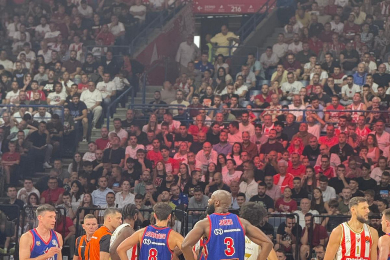 BRUKA ZVEZDINIH IGRAČA U ARENI: Stefan Miljenović kratko govorio za medije nakon poraza! (VIDEO)