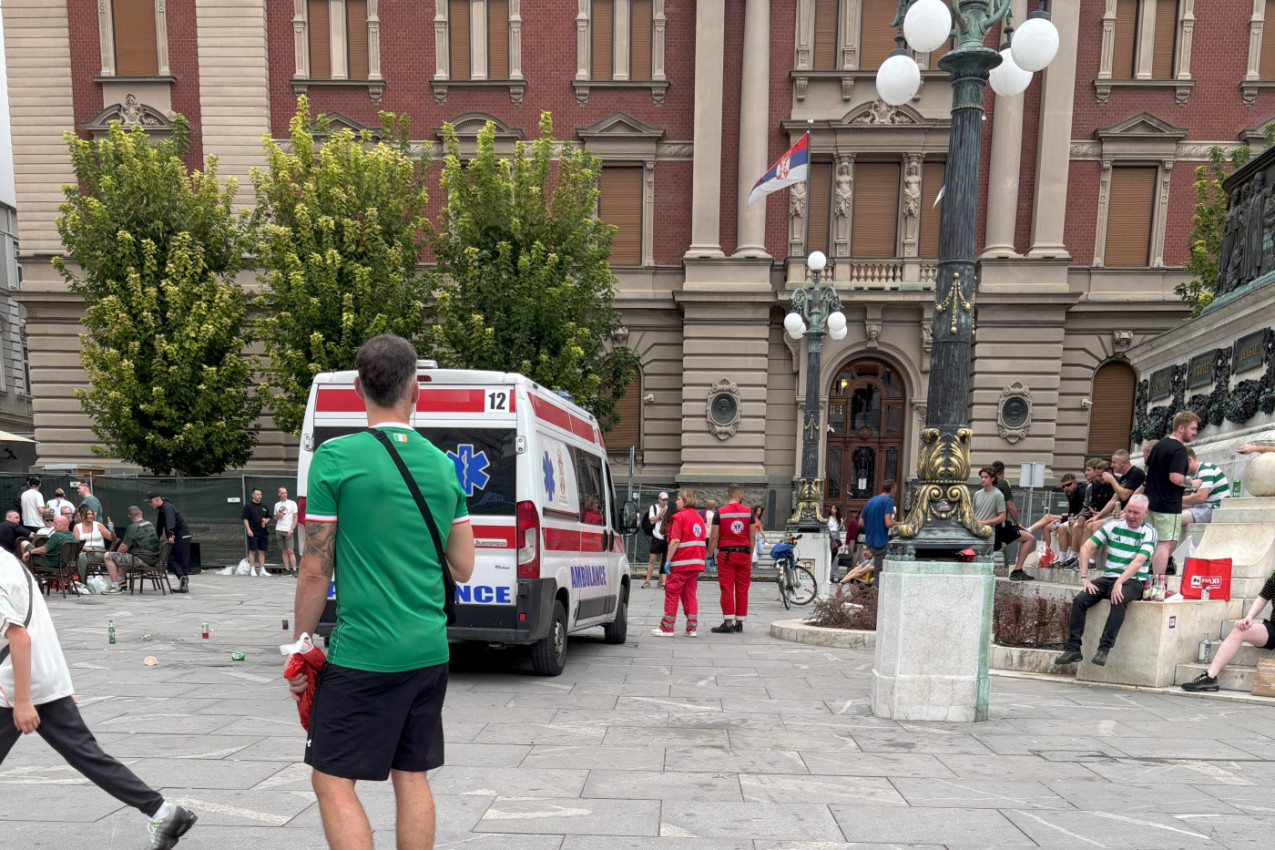 DRAMA UOČI UTAKMICE: Hitna pomoć intervenisala pred duel Zvezde i Seltika - šta se dešava na ulicama Beograda?