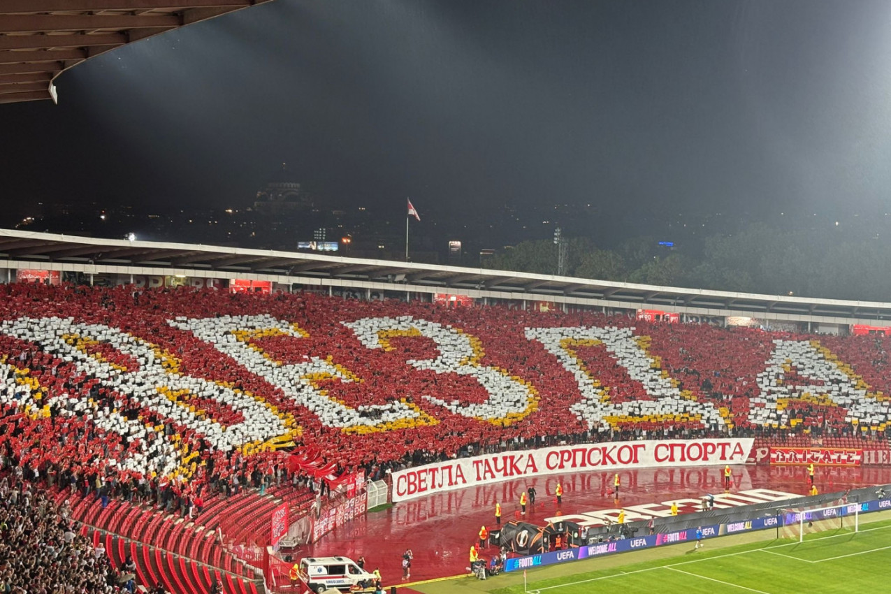 NOVI SPEKTAKL NAVIJAČA CRVENE ZVEZDE: "Delije" priredile koreografiju za pamćenje! (FOTO)
