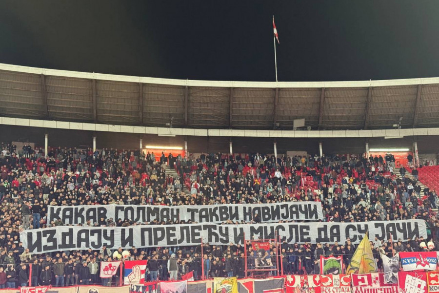 BRUTALNO: Delije nisu štedele reči za Vladimira Stojkovića, pogledajte transparent koji se vijori Marakanom! (VIDEO)