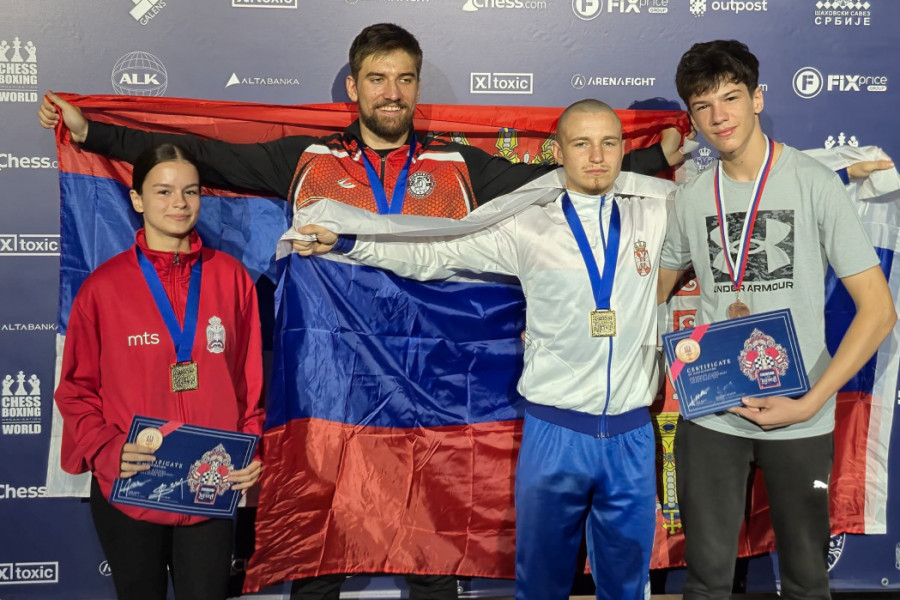 NOVO ZLATO ZA SRBIJU! Miljan Savić svetski šampion u šah-boksu