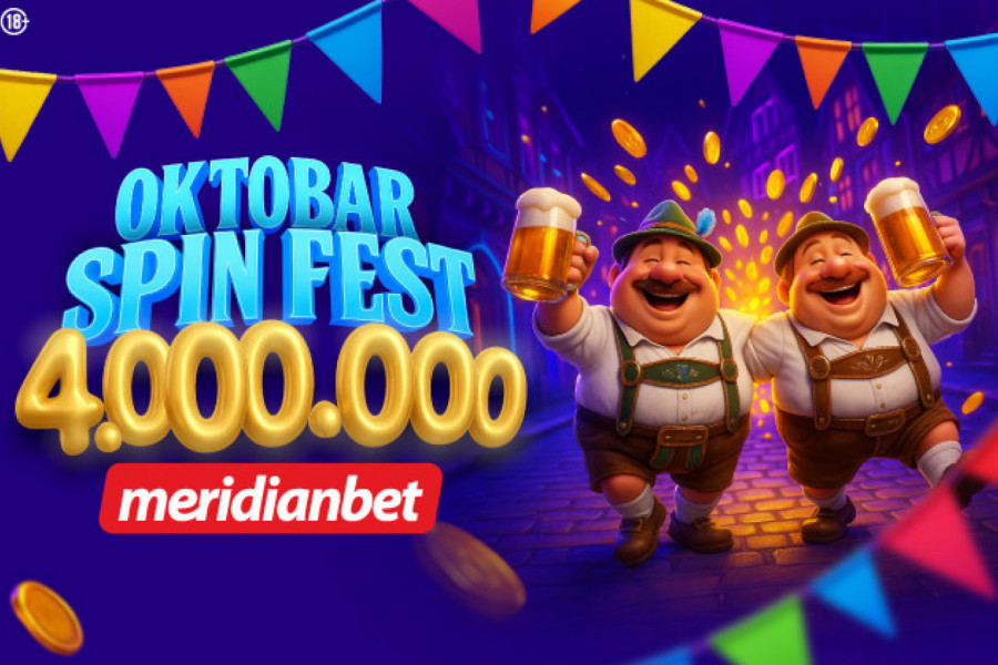 MERIDIAN DONOSI OKTOBAR SPIN FEST: Četiri nezaboravne nedelje i 4.000.000 koji menjaju sve iz korena!